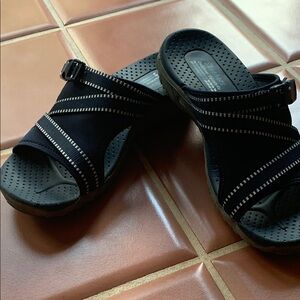Sketchers  Blue Slide Sandals